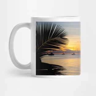 Tropical Island Sunset Mug